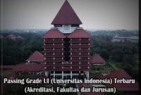 Passing Grade UI (Universitas Indonesia) Terbaru (Akreditasi, Fakultas dan Jurusan)